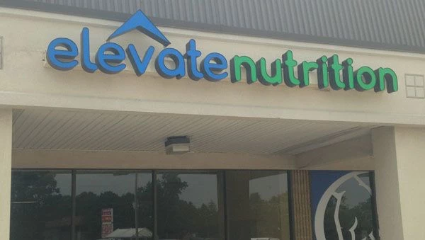 Channel Letters Elevate Nutrition Marlton, NJ 